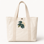 Bolsa Tote Bag Monstera Adansonii Rosado-2